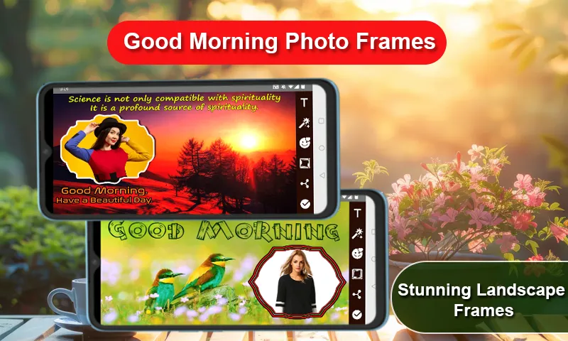 Good Morning Photo Frames | Indus Appstore | Screenshot