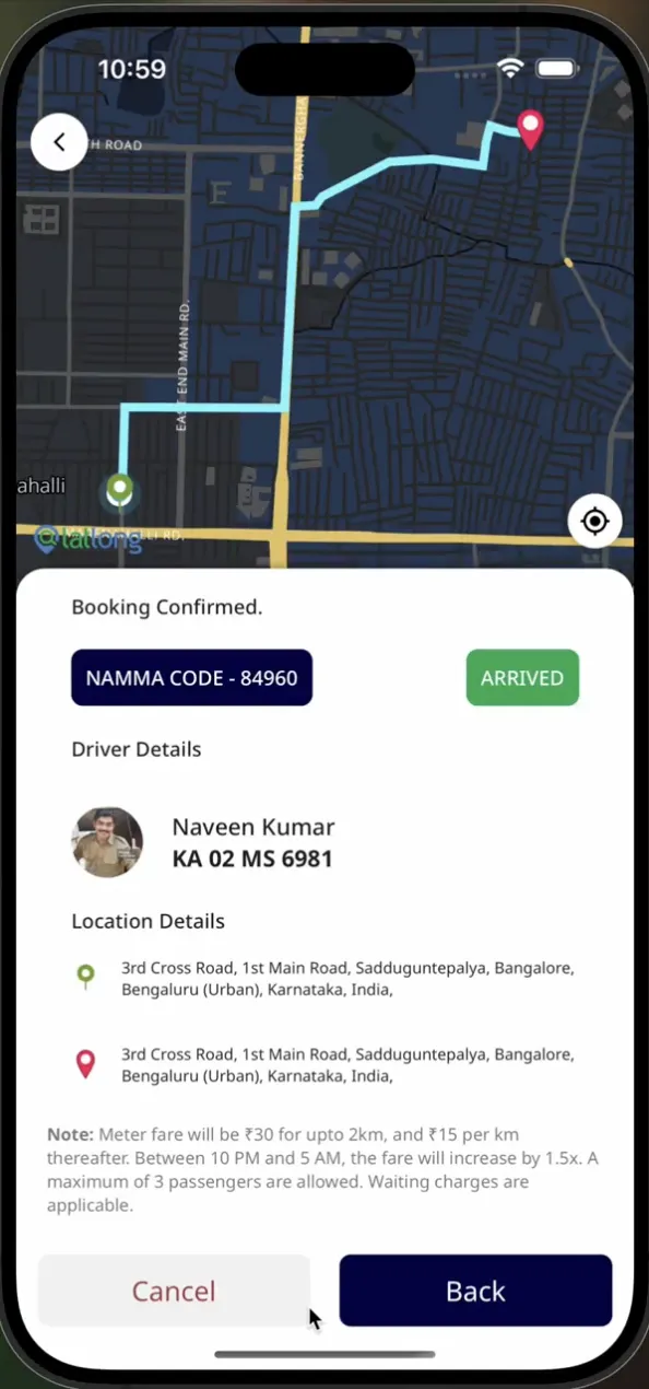 Nagara: Meter Auto, Cab (Beta) | Indus Appstore | Screenshot
