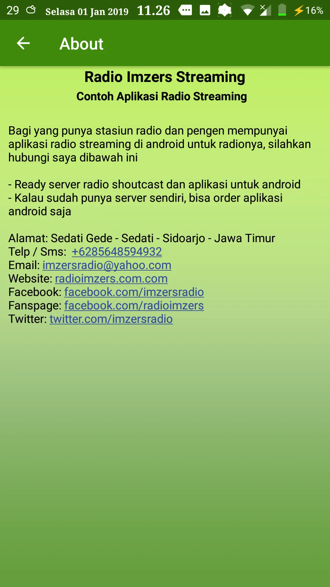 Radio Imzers Streaming | Indus Appstore | Screenshot