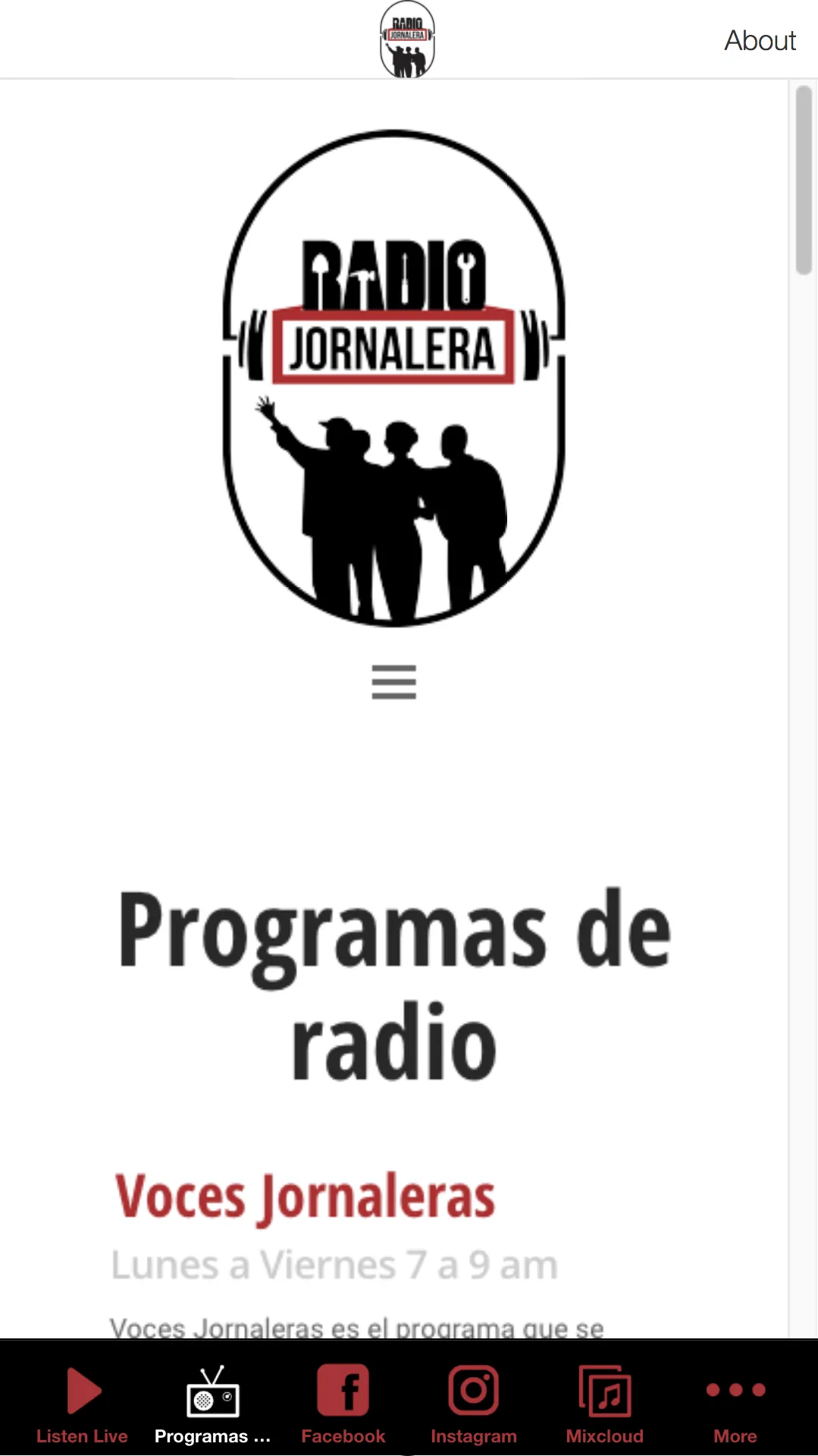 Radio Jornalera | Indus Appstore | Screenshot