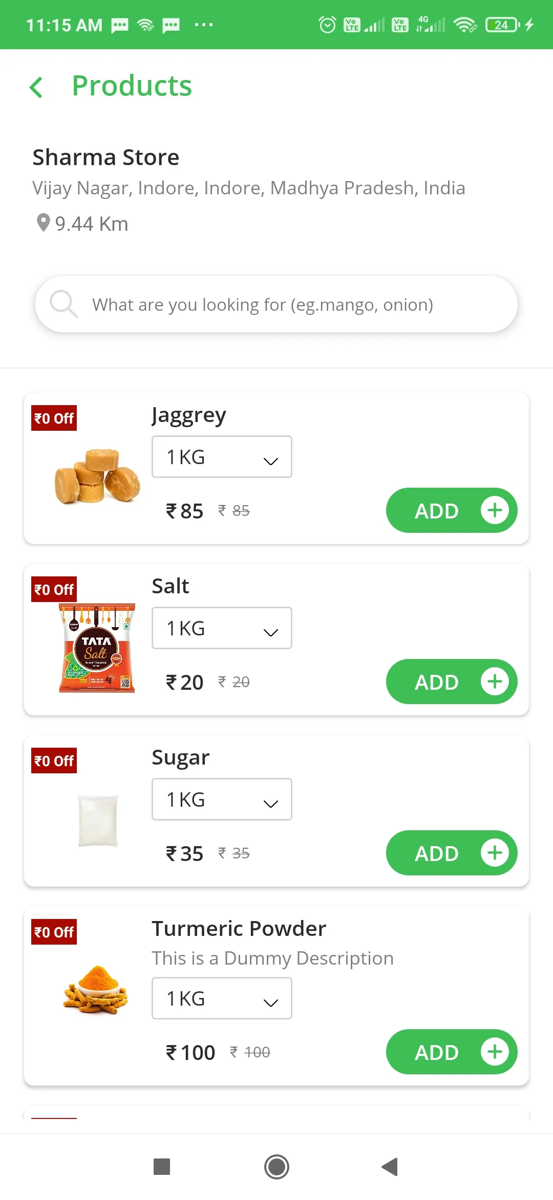 AyesZ - Online Grocery & Food  | Indus Appstore | Screenshot