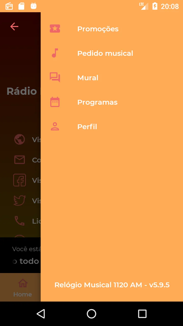 Relógio Musical 1120 AM | Indus Appstore | Screenshot