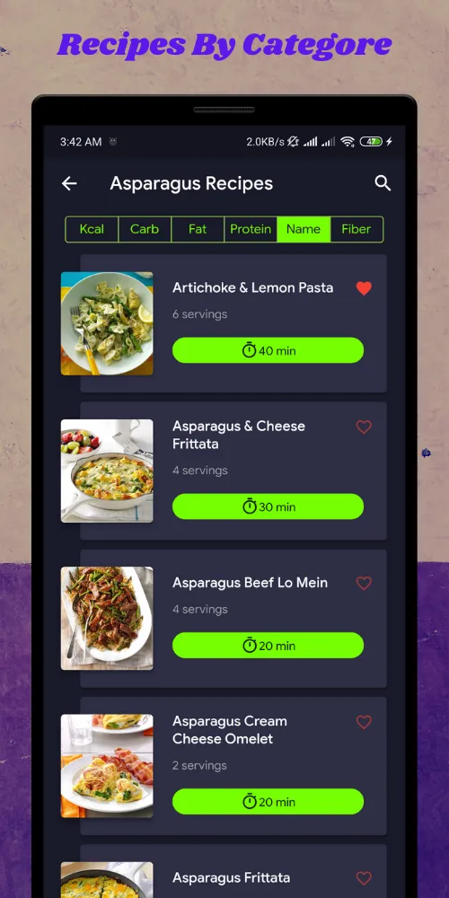 Asparagus Vegetable Recipes | Indus Appstore | Screenshot