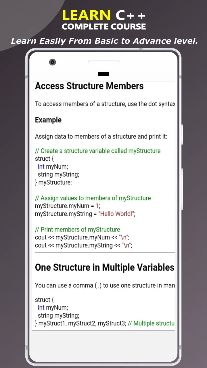 Learn C++ Course Offline | Indus Appstore | Screenshot