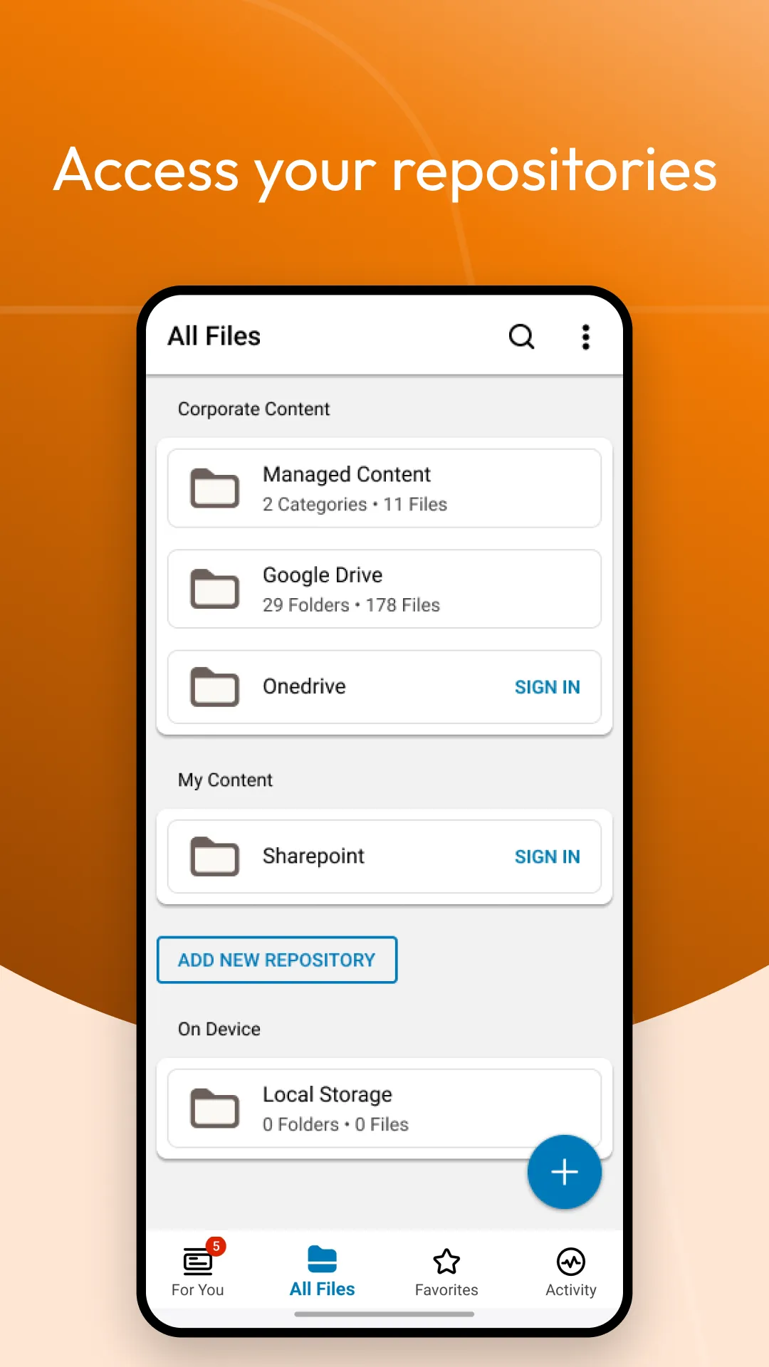 Content - Workspace ONE | Indus Appstore | Screenshot