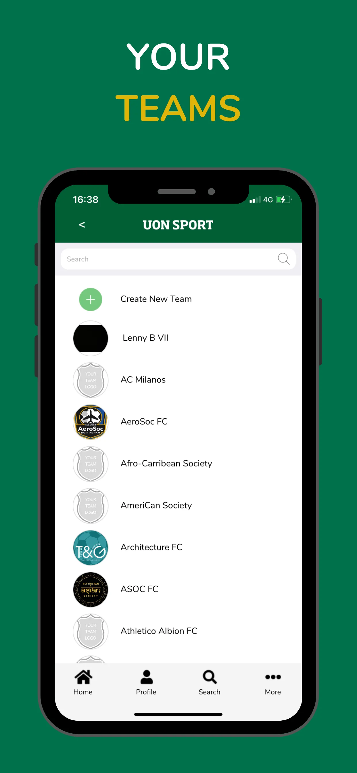 UoN Intramural Sport | Indus Appstore | Screenshot