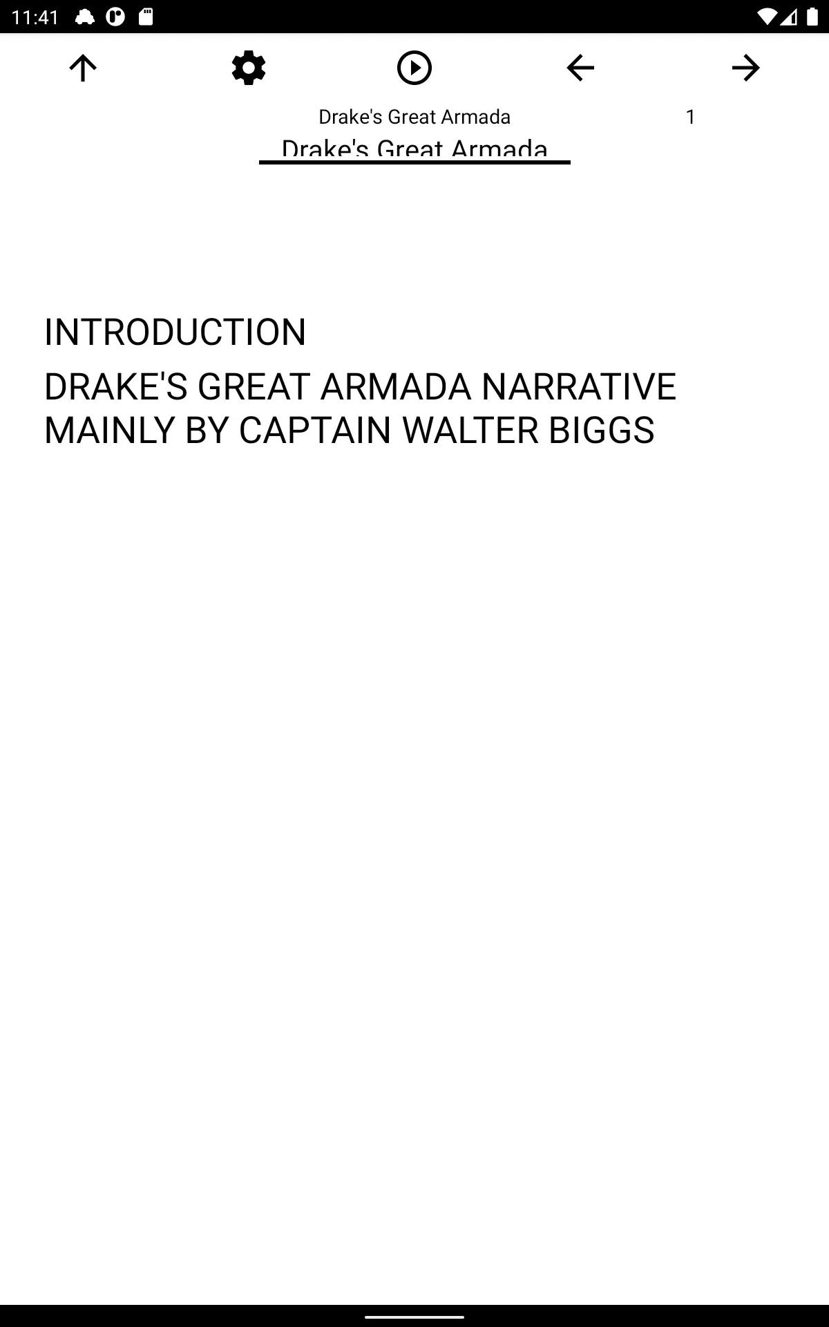 Book, Drake's Great Armada | Indus Appstore | Screenshot