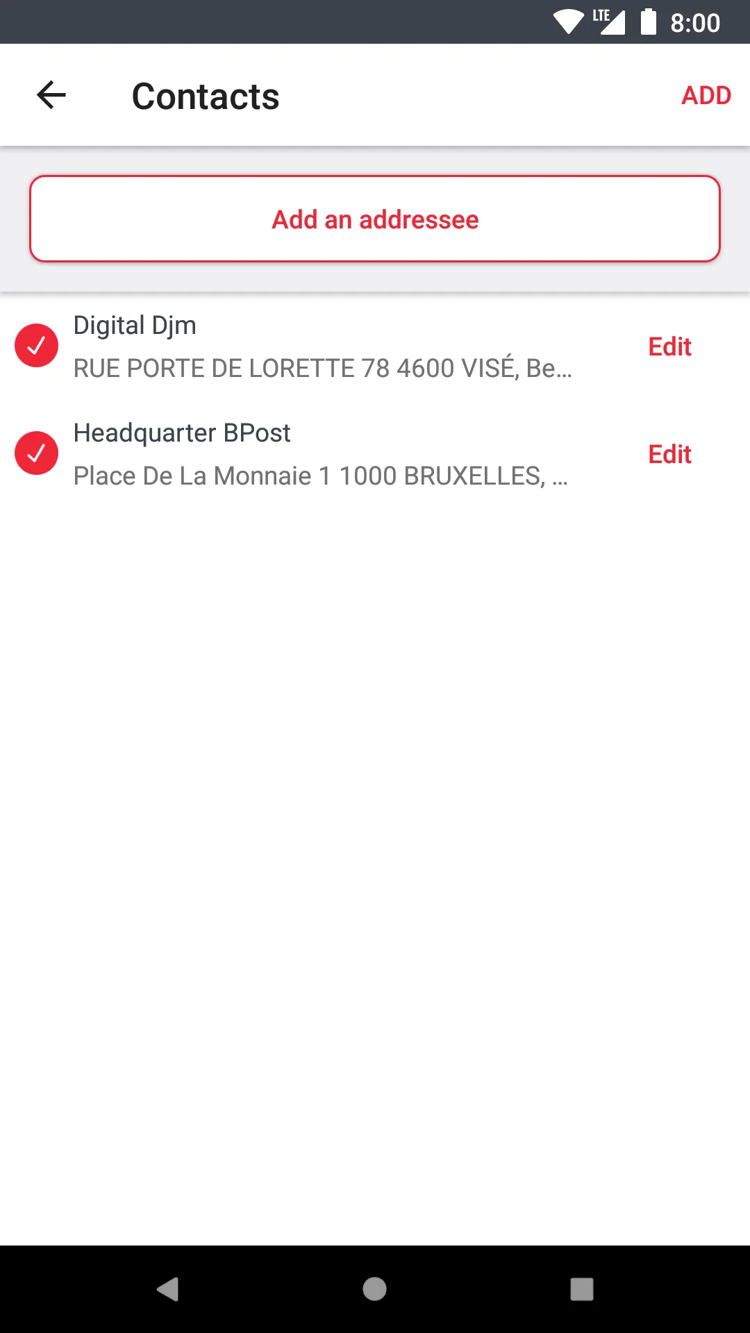 bpost Mobile Postcard | Indus Appstore | Screenshot