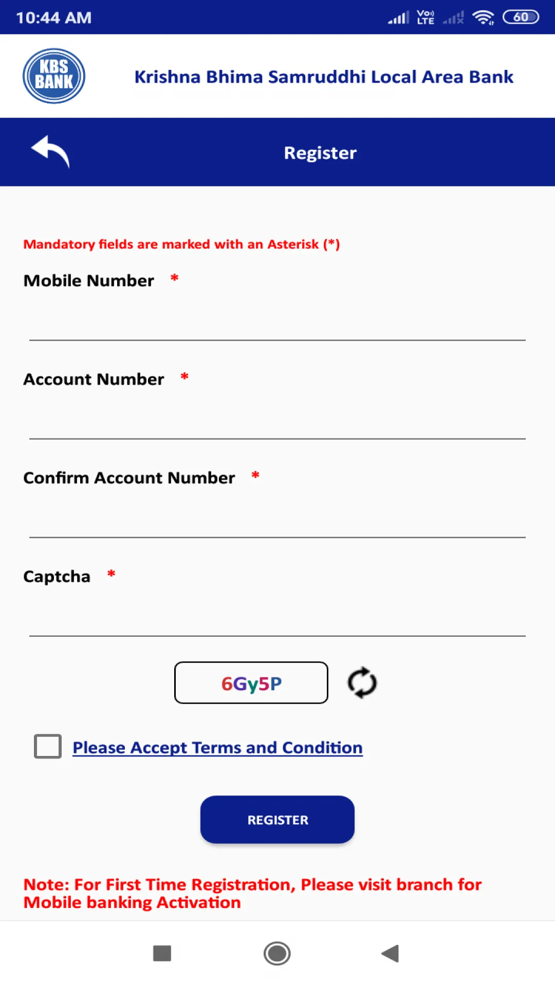 KBS Mobile Banking | Indus Appstore | Screenshot