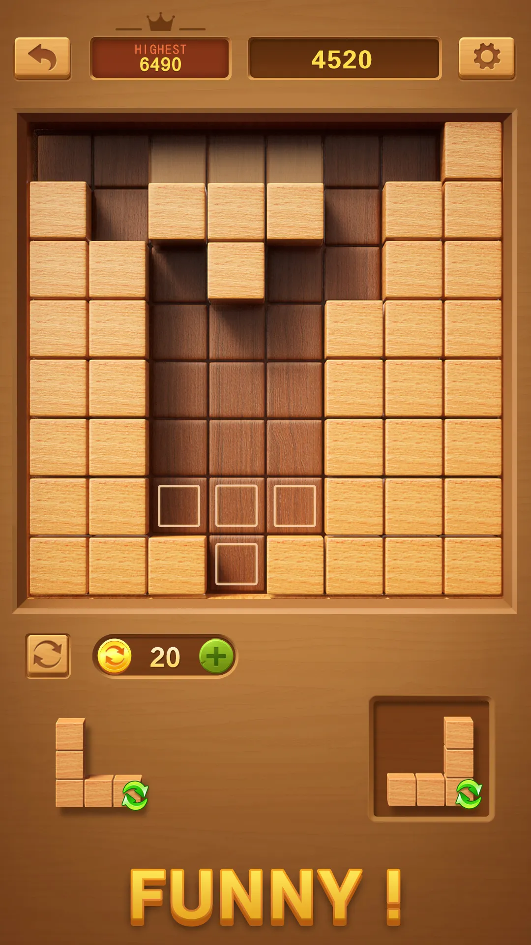 Wood Block Puzzle | Indus Appstore | Screenshot