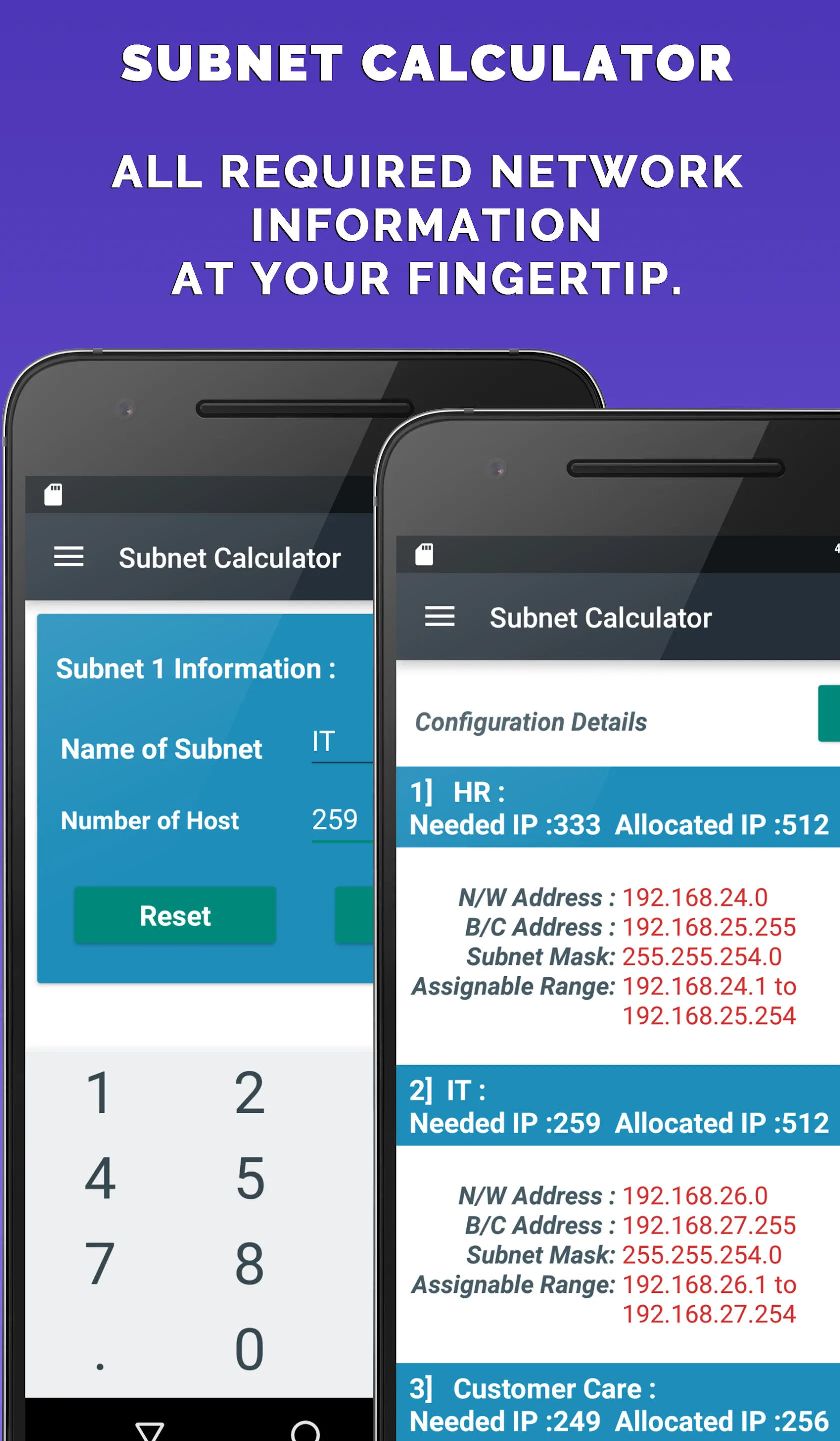 IP Calculator | Indus Appstore | Screenshot