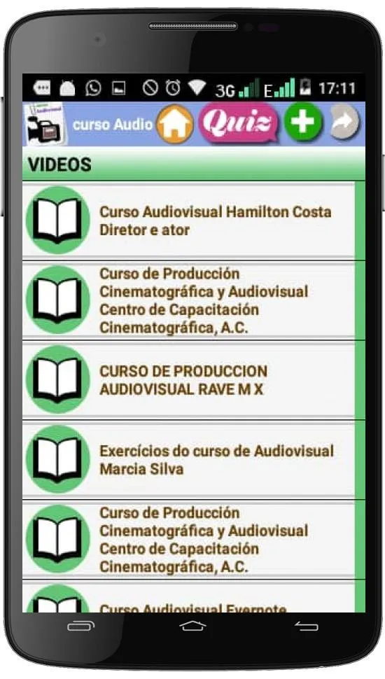 CURSO AUDIOVISUAL | Indus Appstore | Screenshot