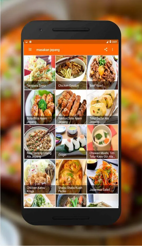 resep masakan jepang offline | Indus Appstore | Screenshot