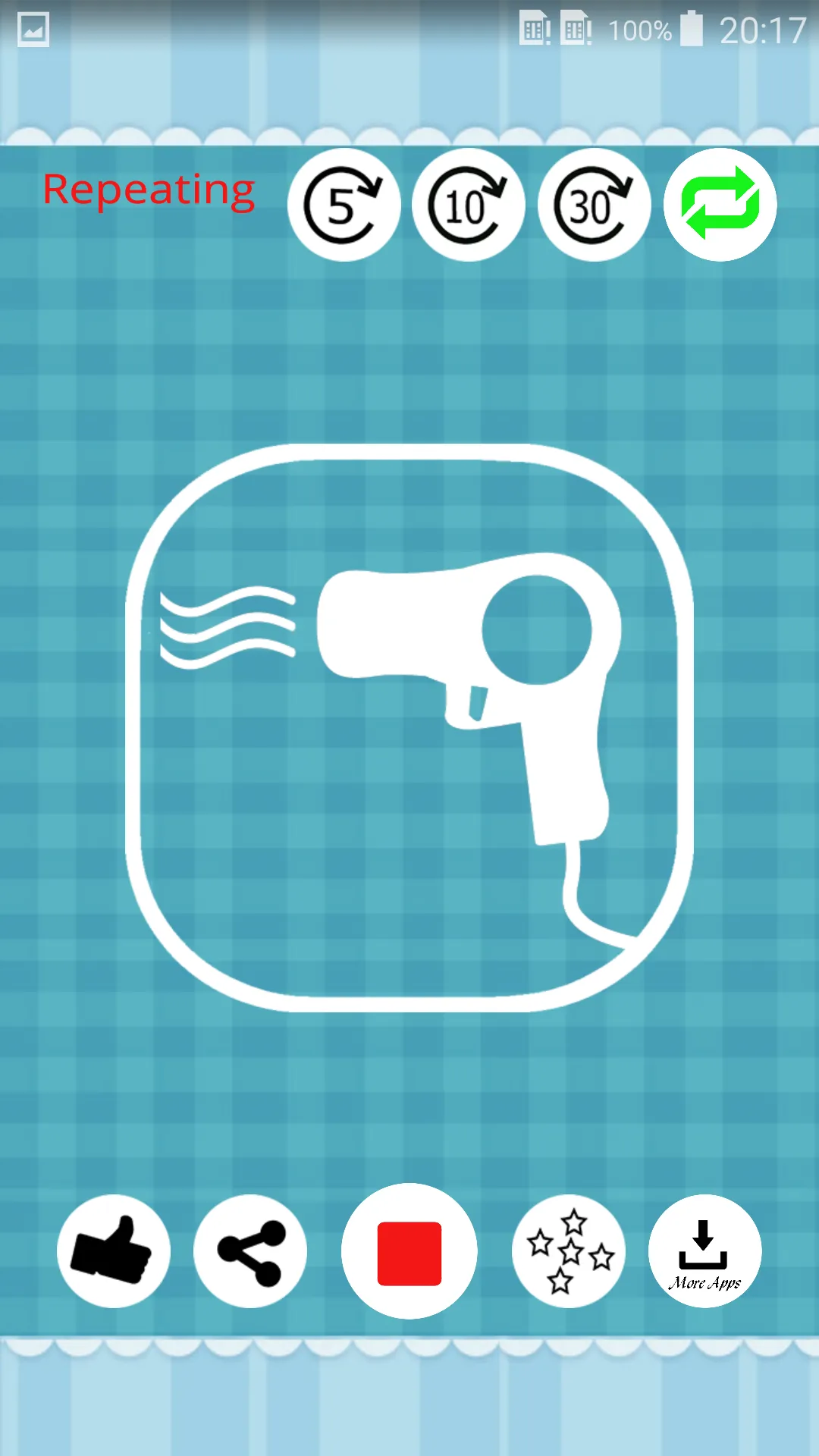 Hair Dryer Sounds | Indus Appstore | Screenshot