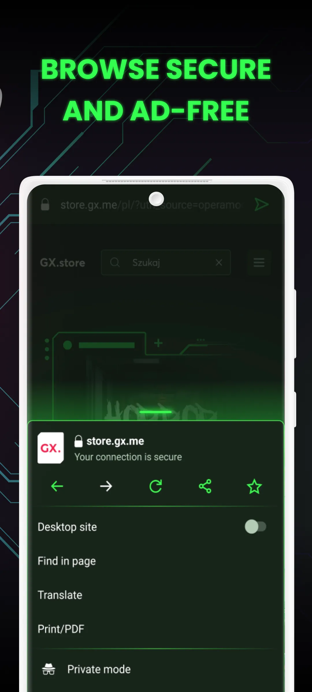 Opera GX: Gaming Browser | Indus Appstore | Screenshot