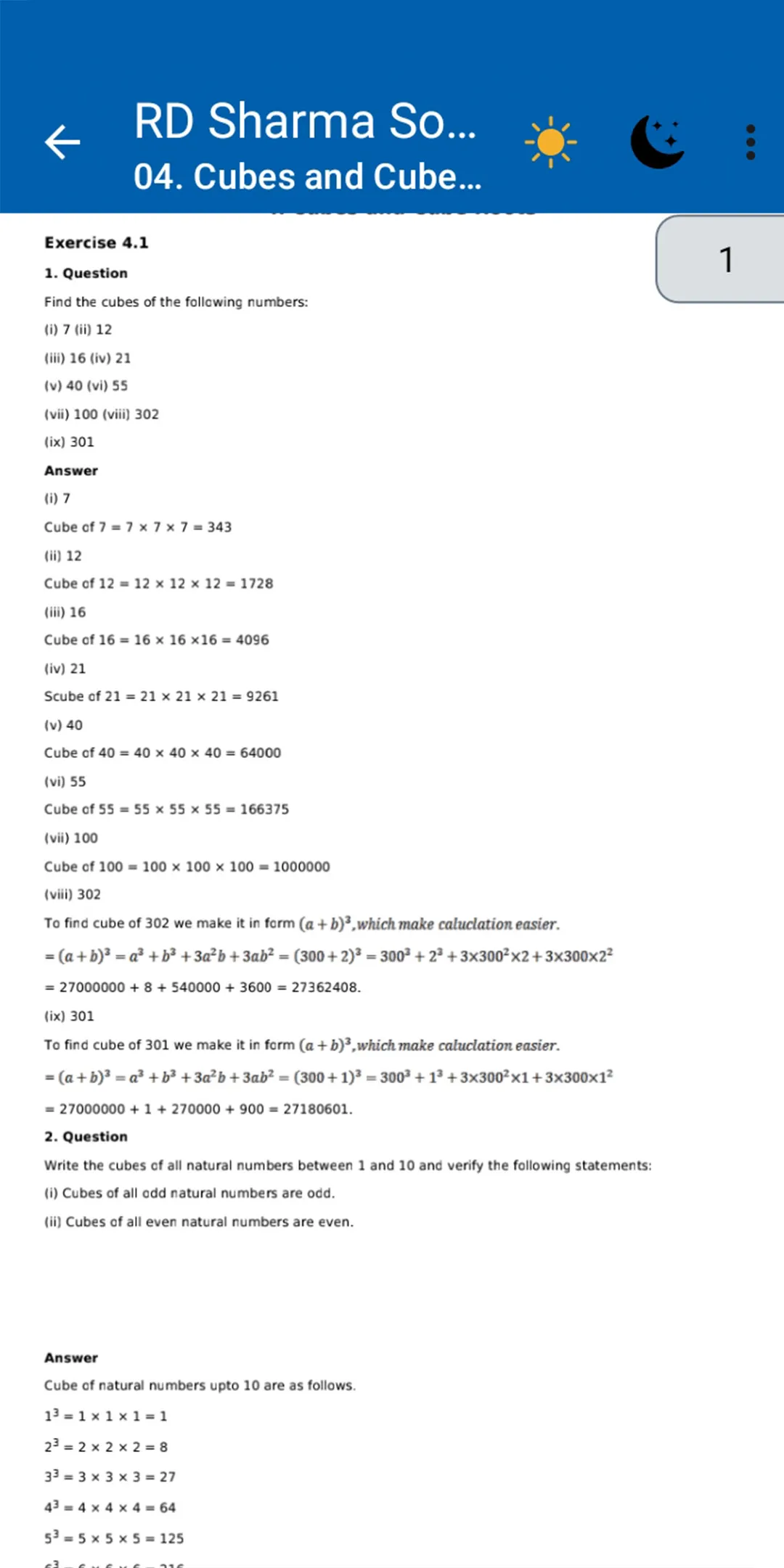 RD Sharma 8th Maths Solutions | Indus Appstore | Screenshot