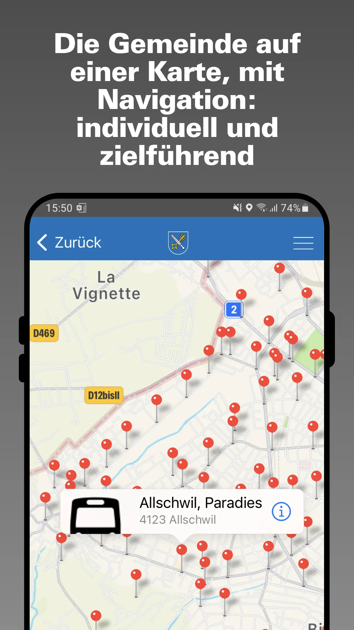 Gemeinde Allschwil | Indus Appstore | Screenshot