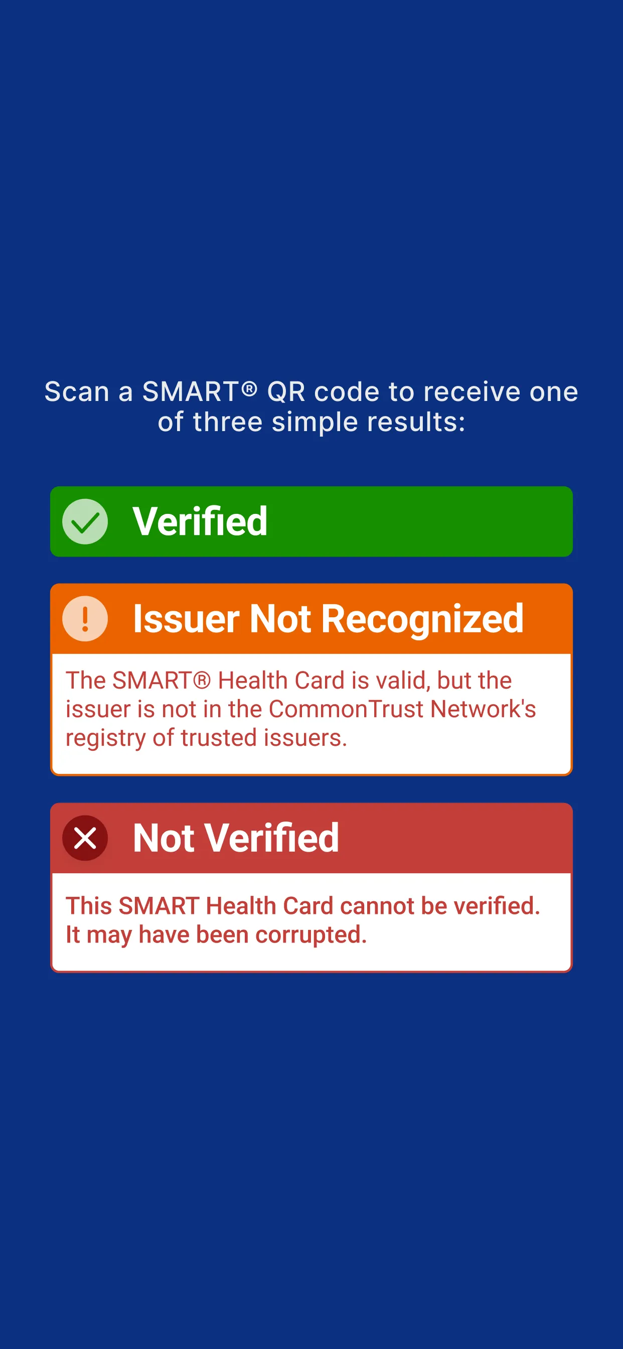 SMART Health Card Verifier | Indus Appstore | Screenshot