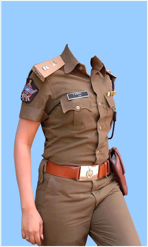 Women Police Uniform Photo App | Indus Appstore | Screenshot