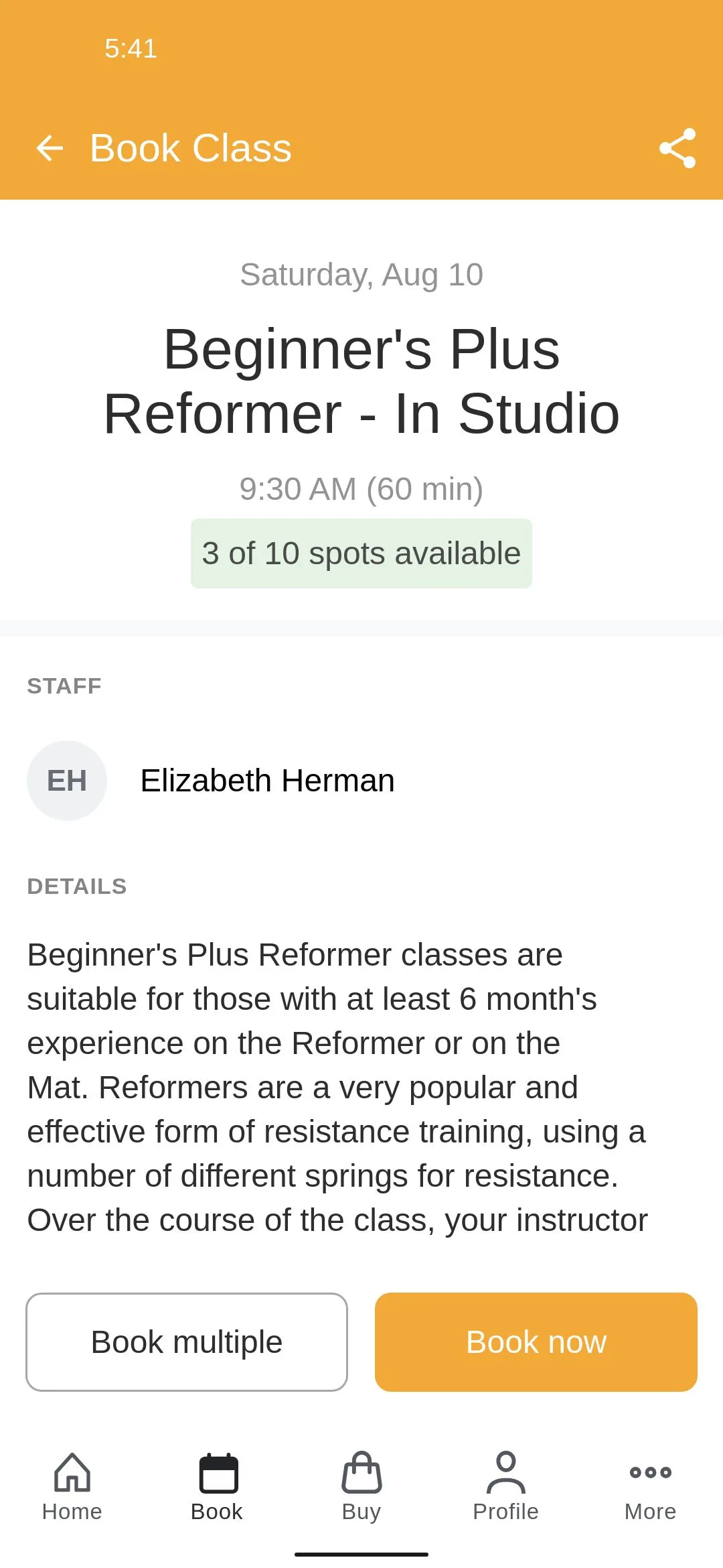 Reform Pilates Ireland | Indus Appstore | Screenshot