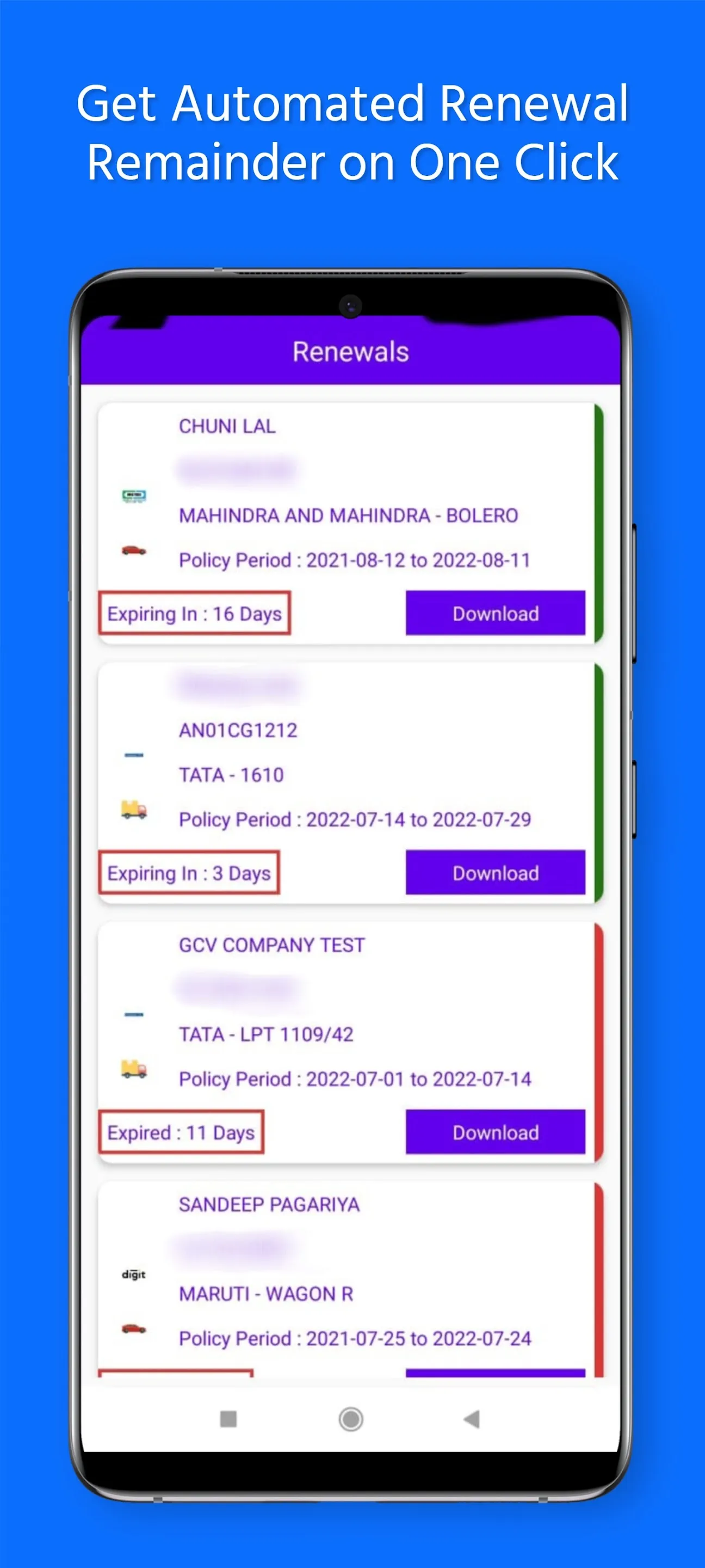 Insurance Agent Policy Manager | Indus Appstore | Screenshot