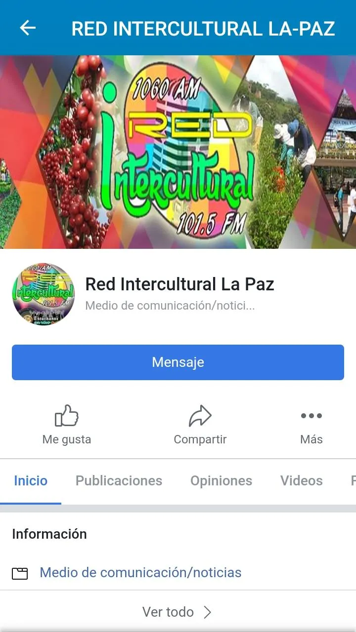 RADIO INTERCULTURAL | Indus Appstore | Screenshot