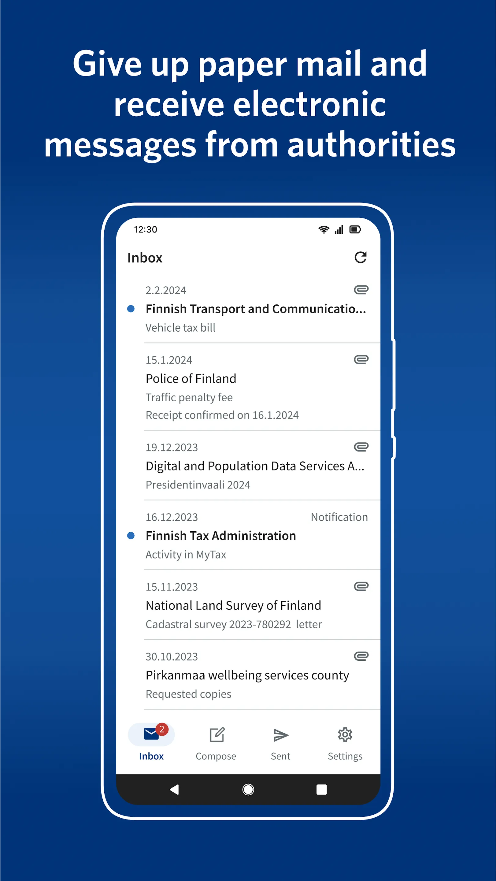 Suomi.fi | Indus Appstore | Screenshot