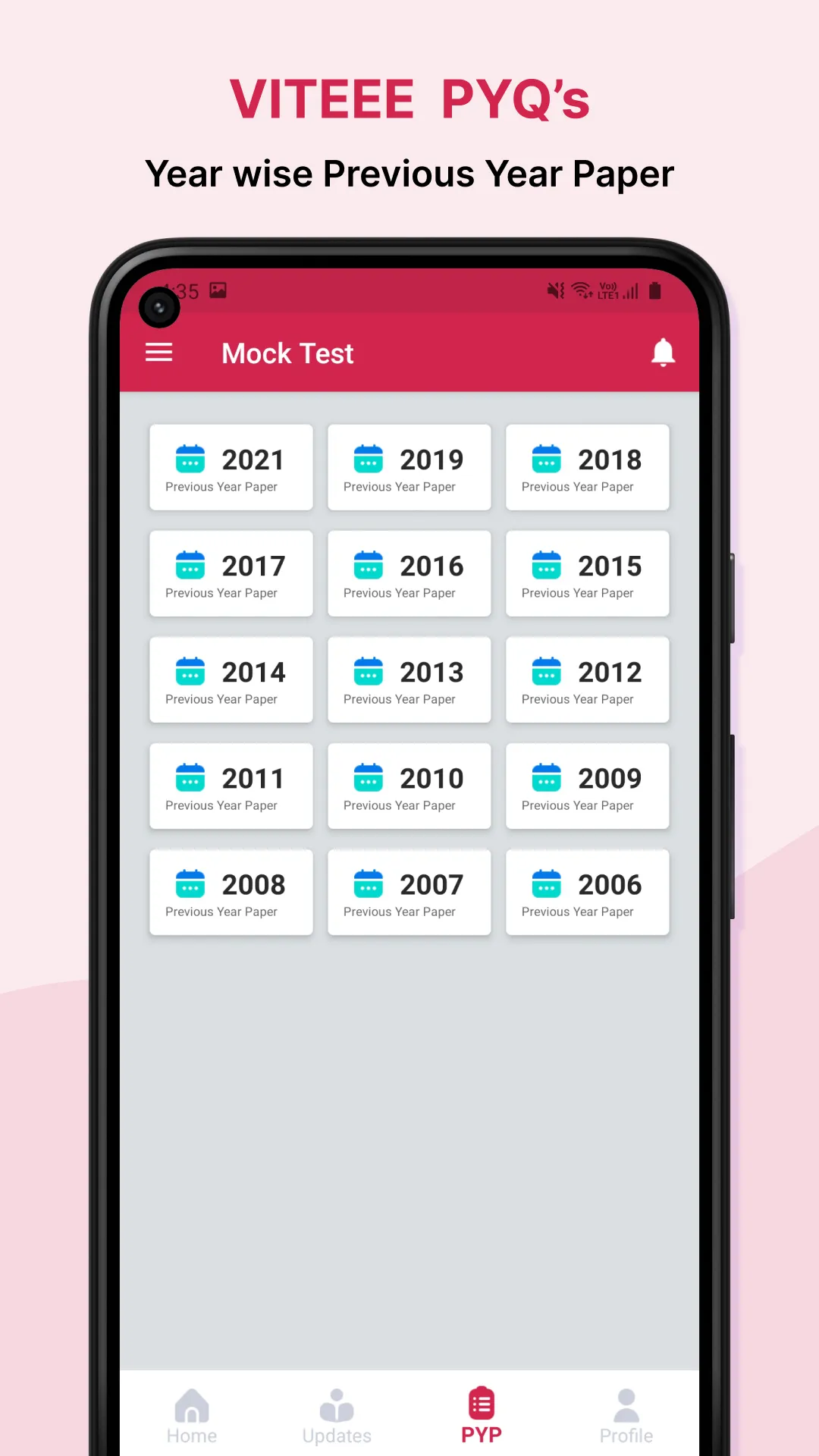 VITEEE Mock Test, PYQs 2024 | Indus Appstore | Screenshot