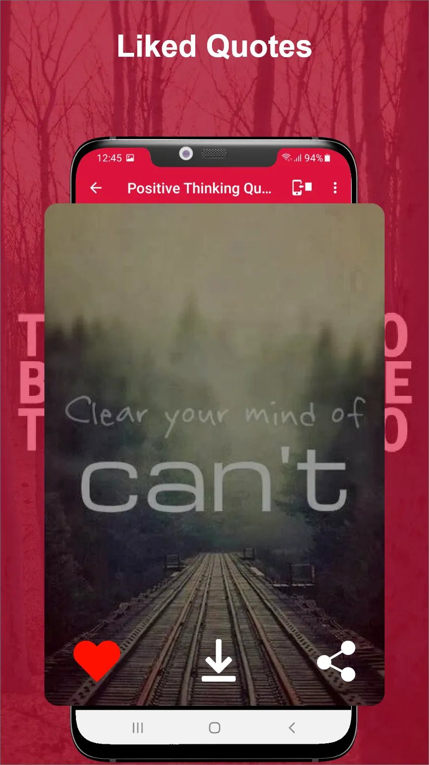 How to Think Positive Quotes | Indus Appstore | Screenshot