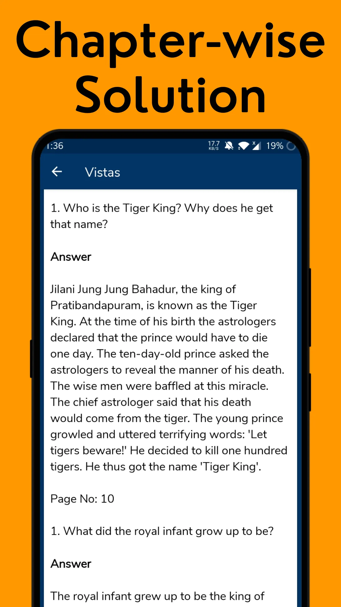 Class 12 English Solutions ++ | Indus Appstore | Screenshot