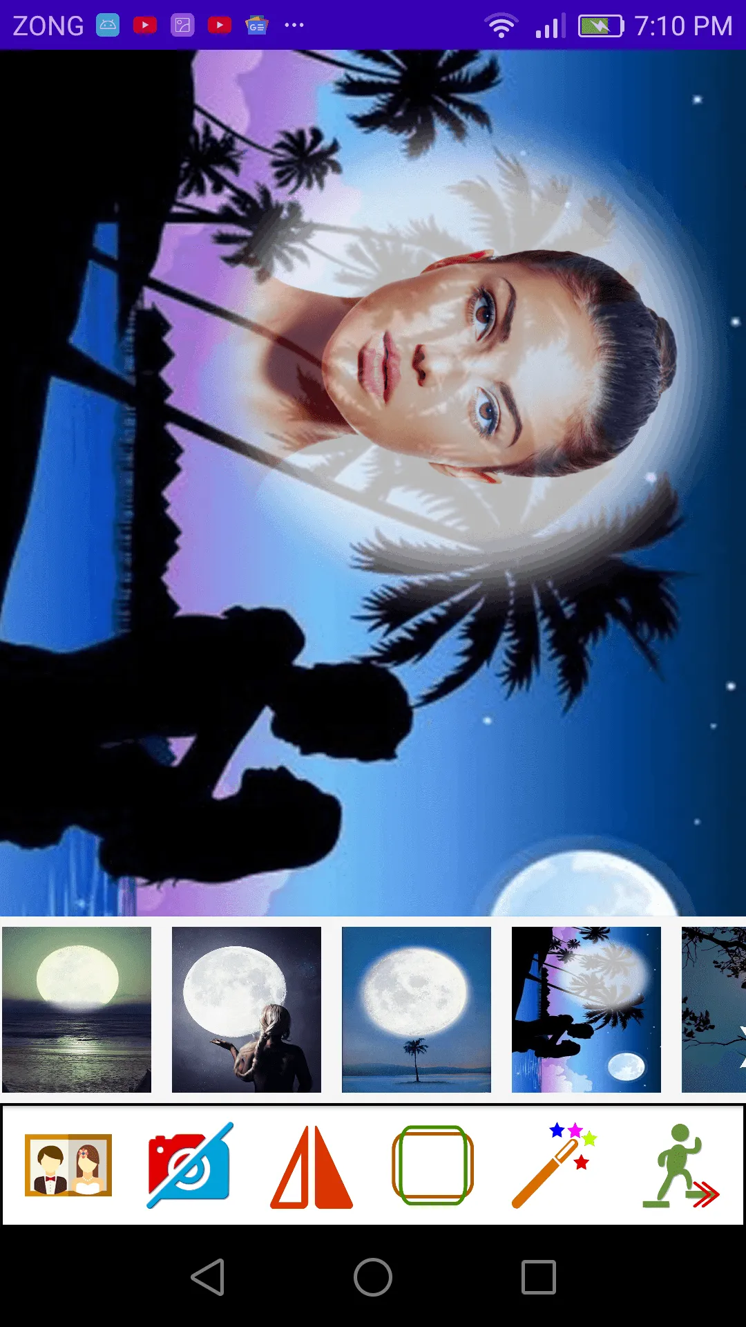 Romantic Moon Photo Montage | Indus Appstore | Screenshot