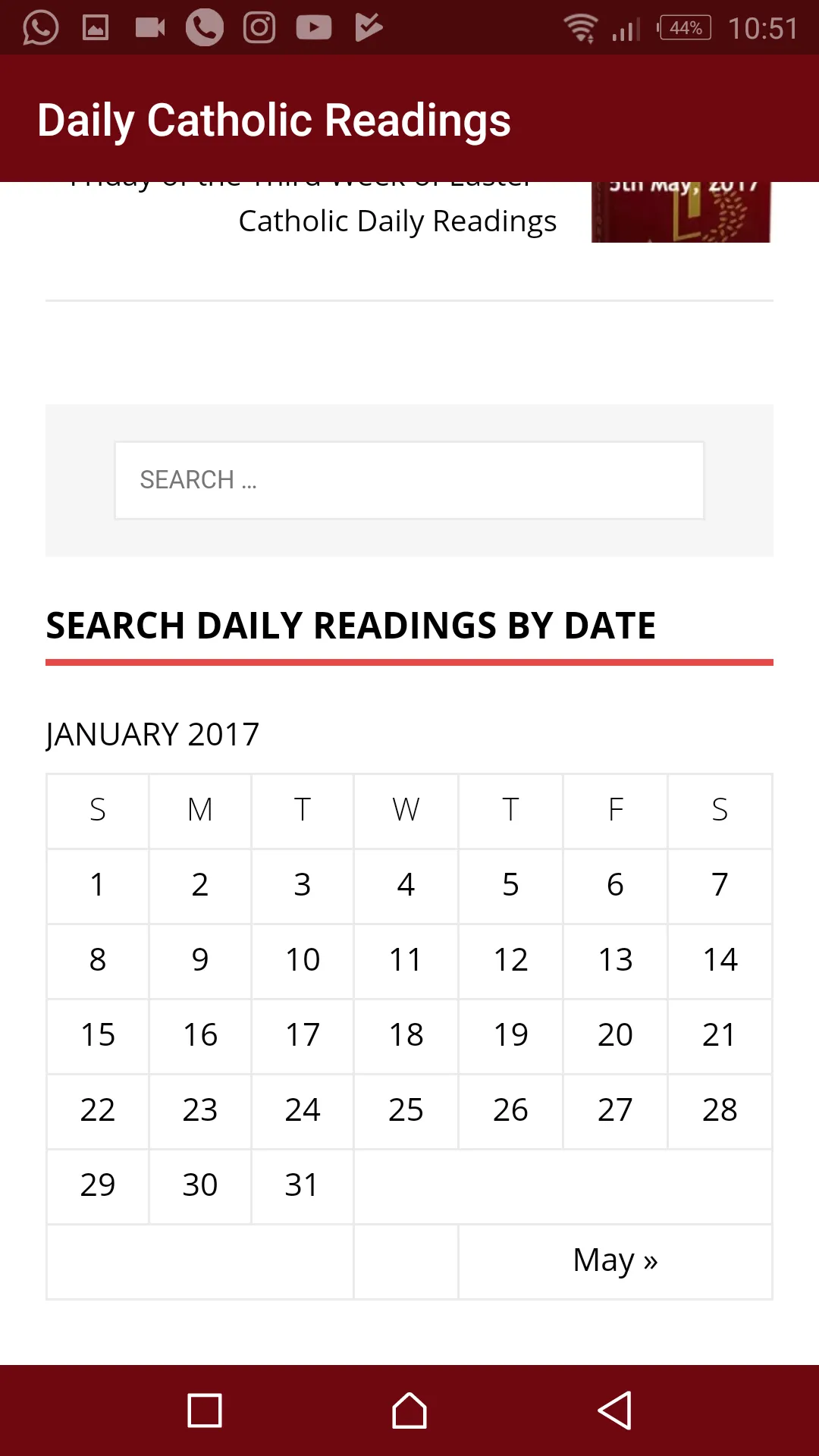 Daily Catholic Readings, Refle | Indus Appstore | Screenshot