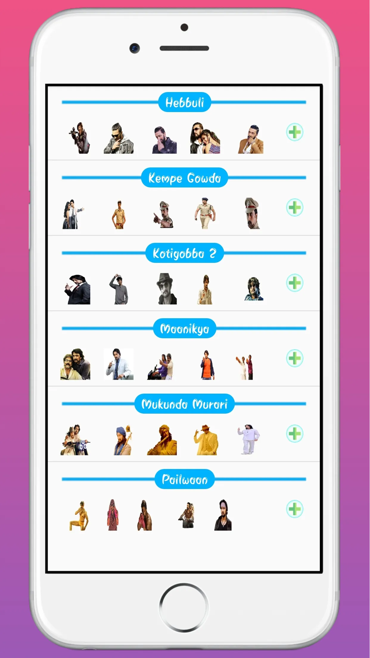 kichcha Sudeepa Stickers | Indus Appstore | Screenshot