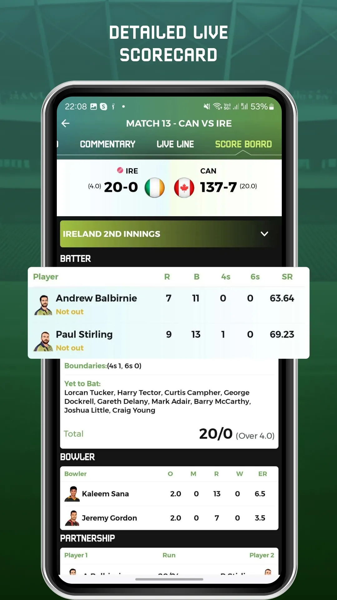 Cricket Magic Line | Indus Appstore | Screenshot