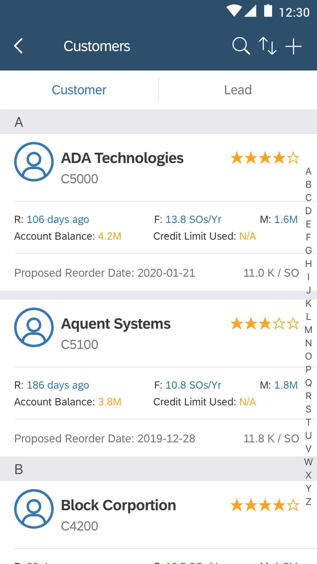 SAP Business One Sales | Indus Appstore | Screenshot