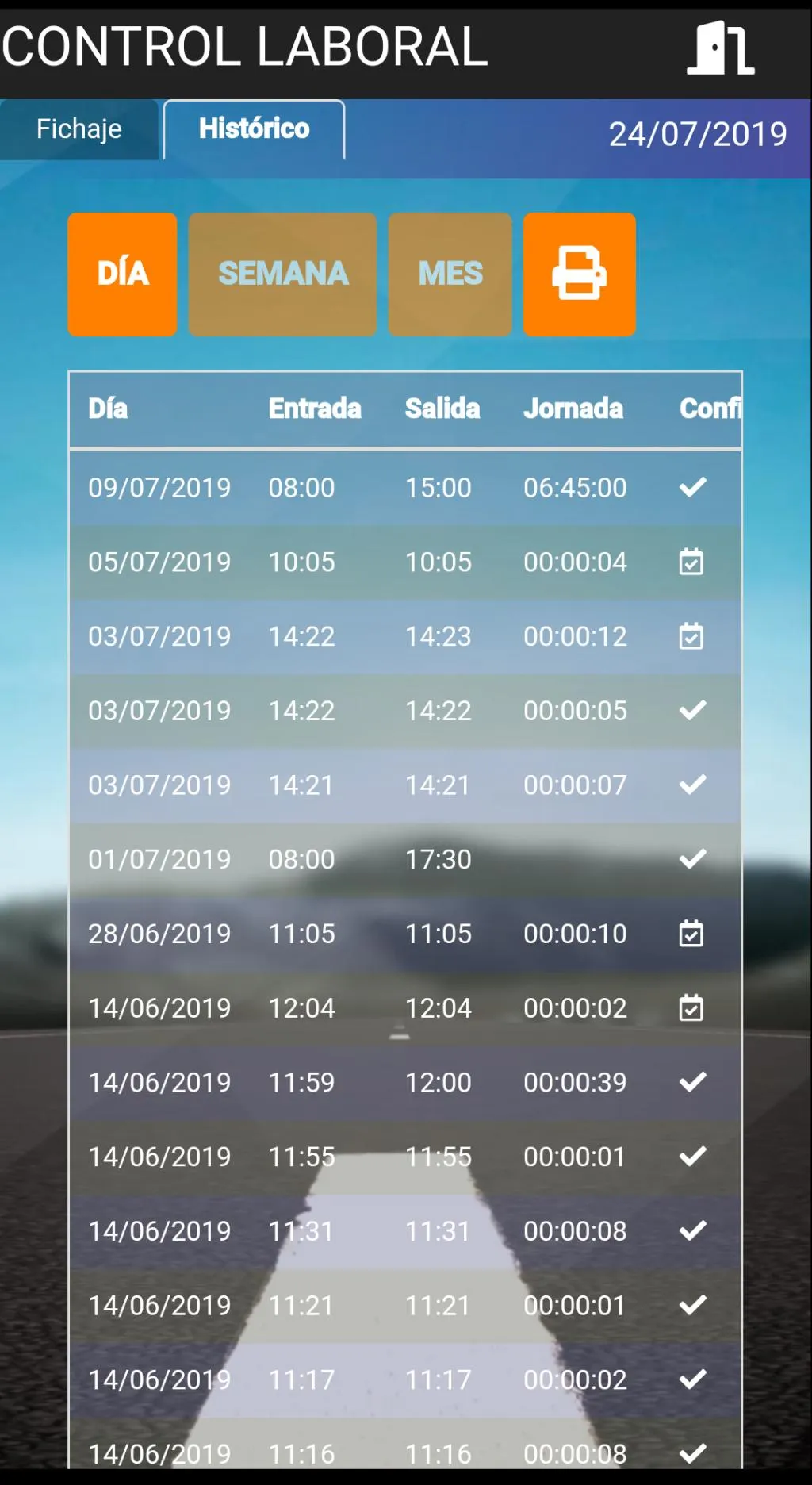 AEOL Control Horario Laboral | Indus Appstore | Screenshot