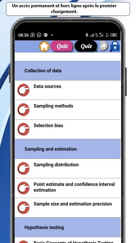 Statistics course | Indus Appstore | Screenshot