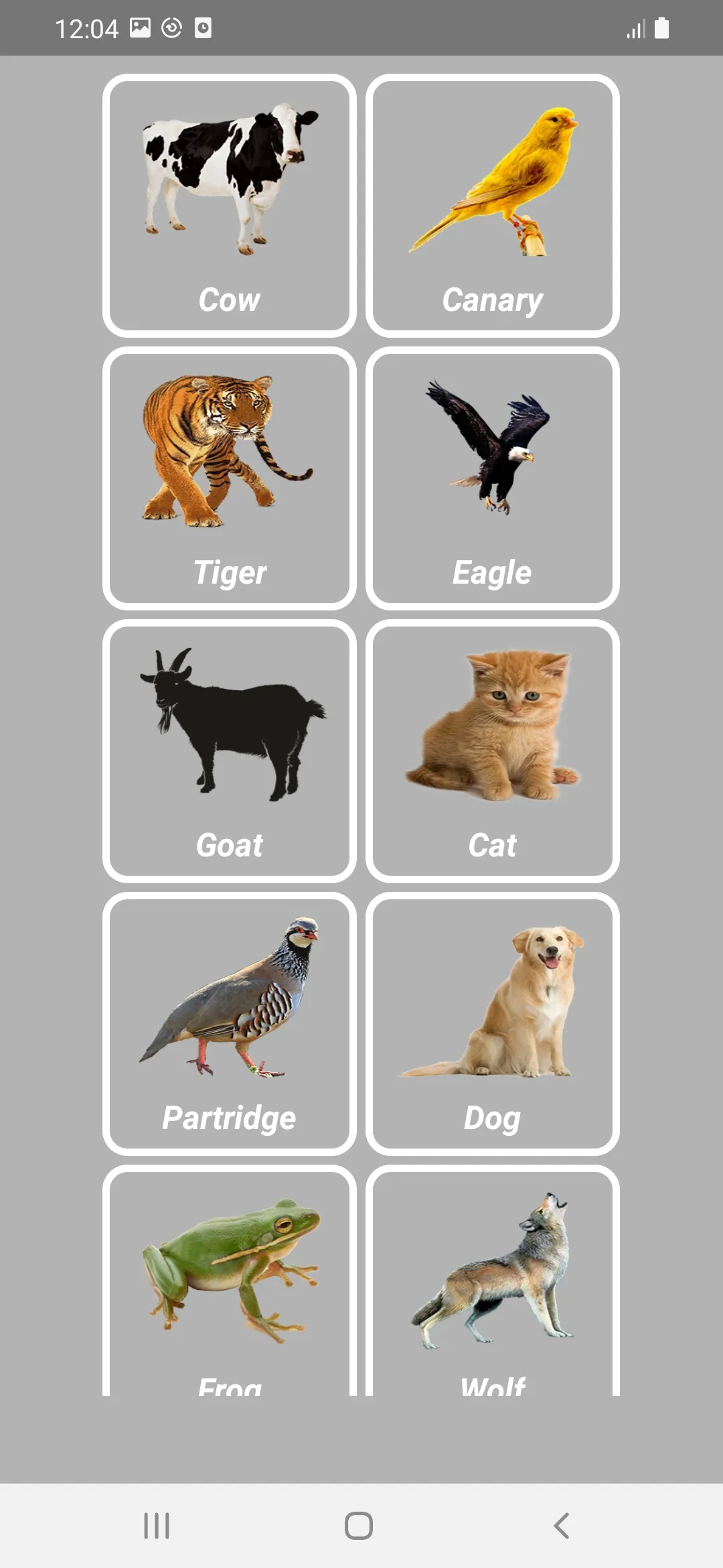 Animal Sounds | Indus Appstore | Screenshot