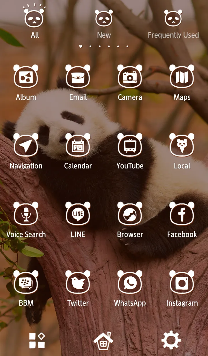 Napping Panda Theme | Indus Appstore | Screenshot