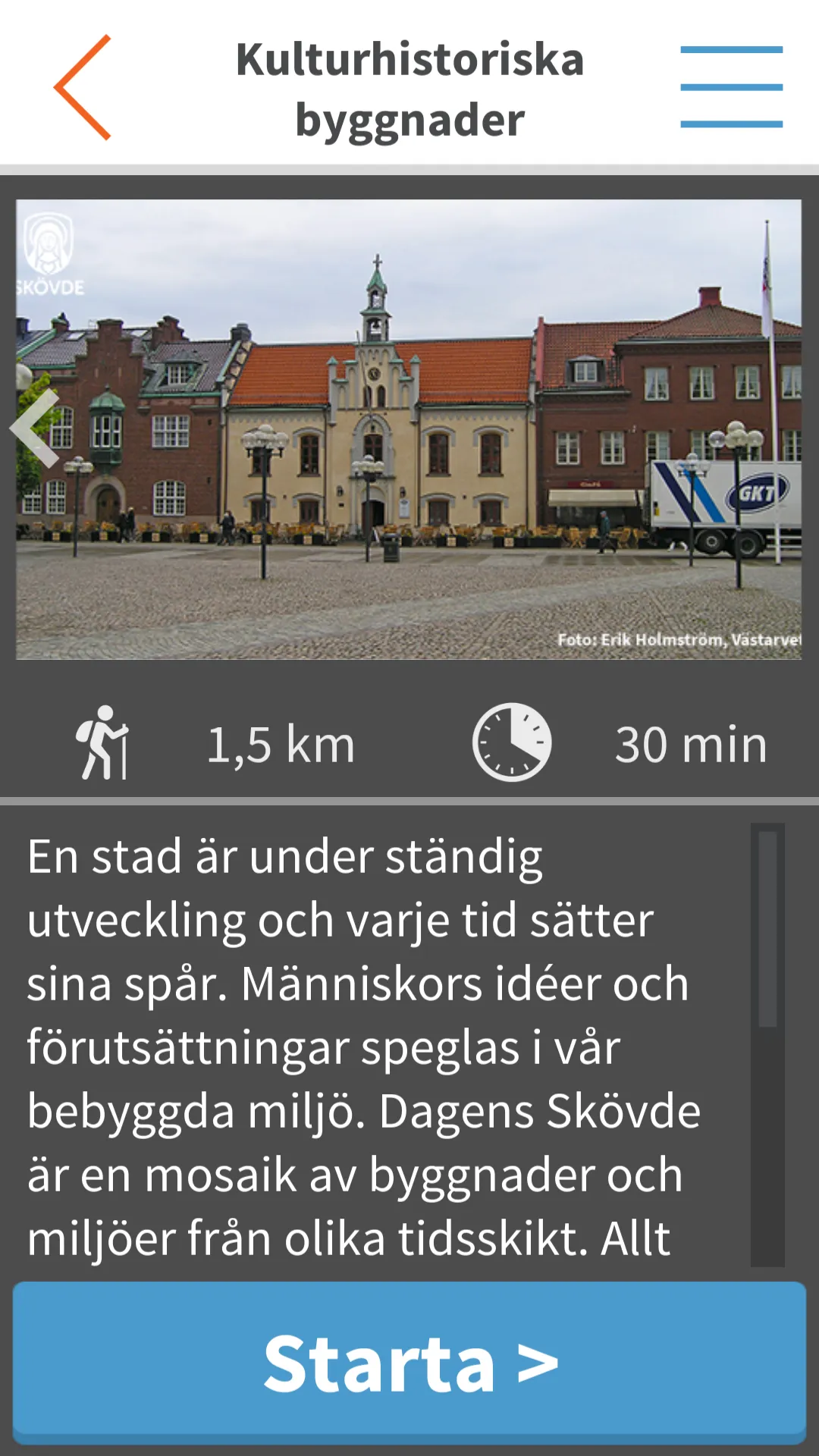 Skövde Streetmuseum | Indus Appstore | Screenshot