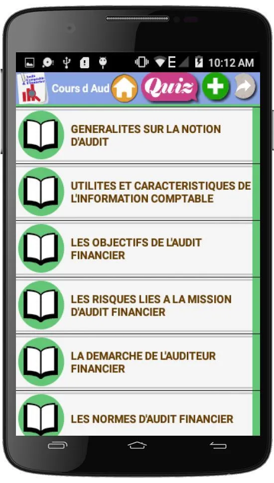 Cours d Audit comptable et fin | Indus Appstore | Screenshot