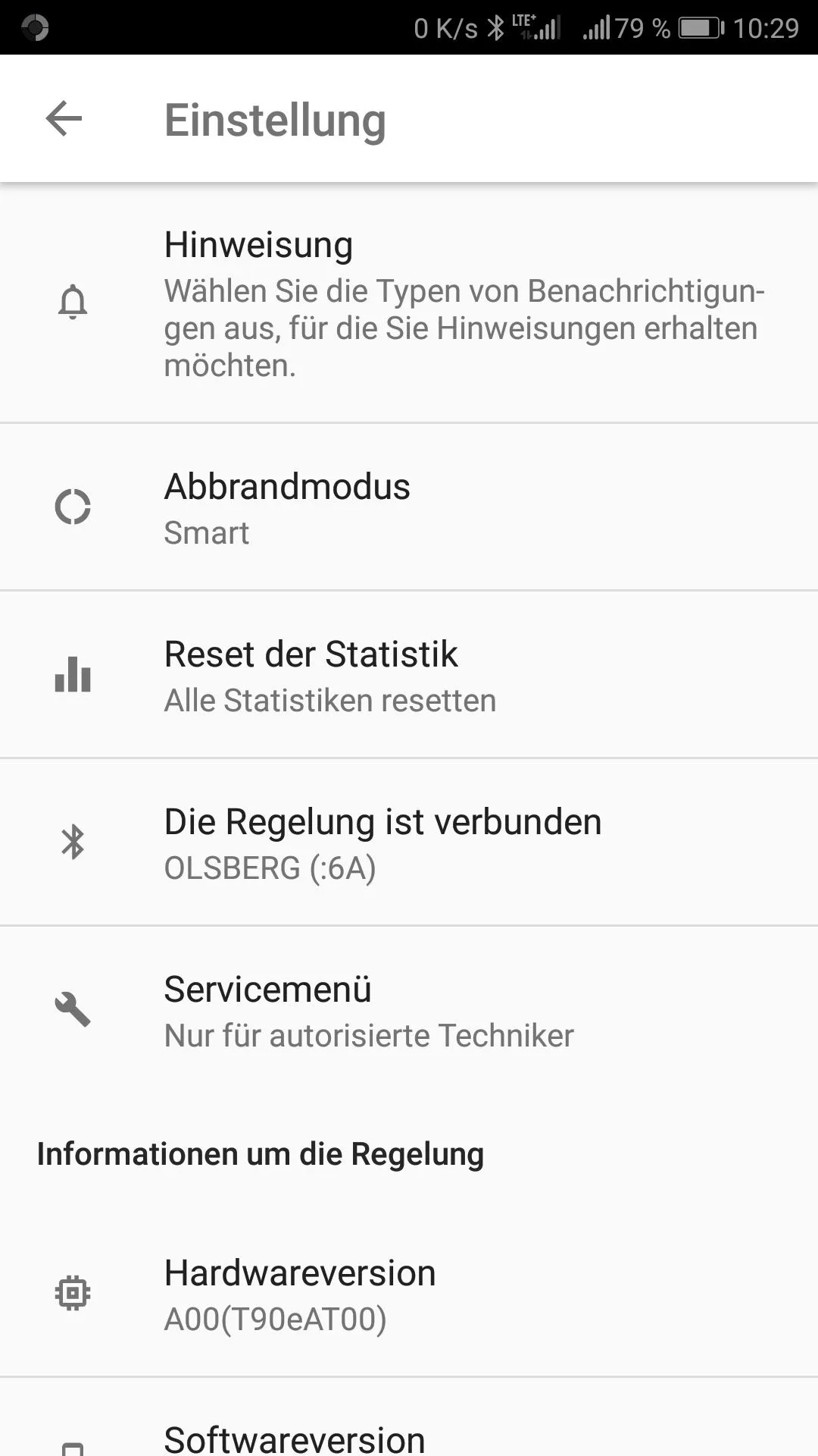 Olsberg OEC-Smart | Indus Appstore | Screenshot