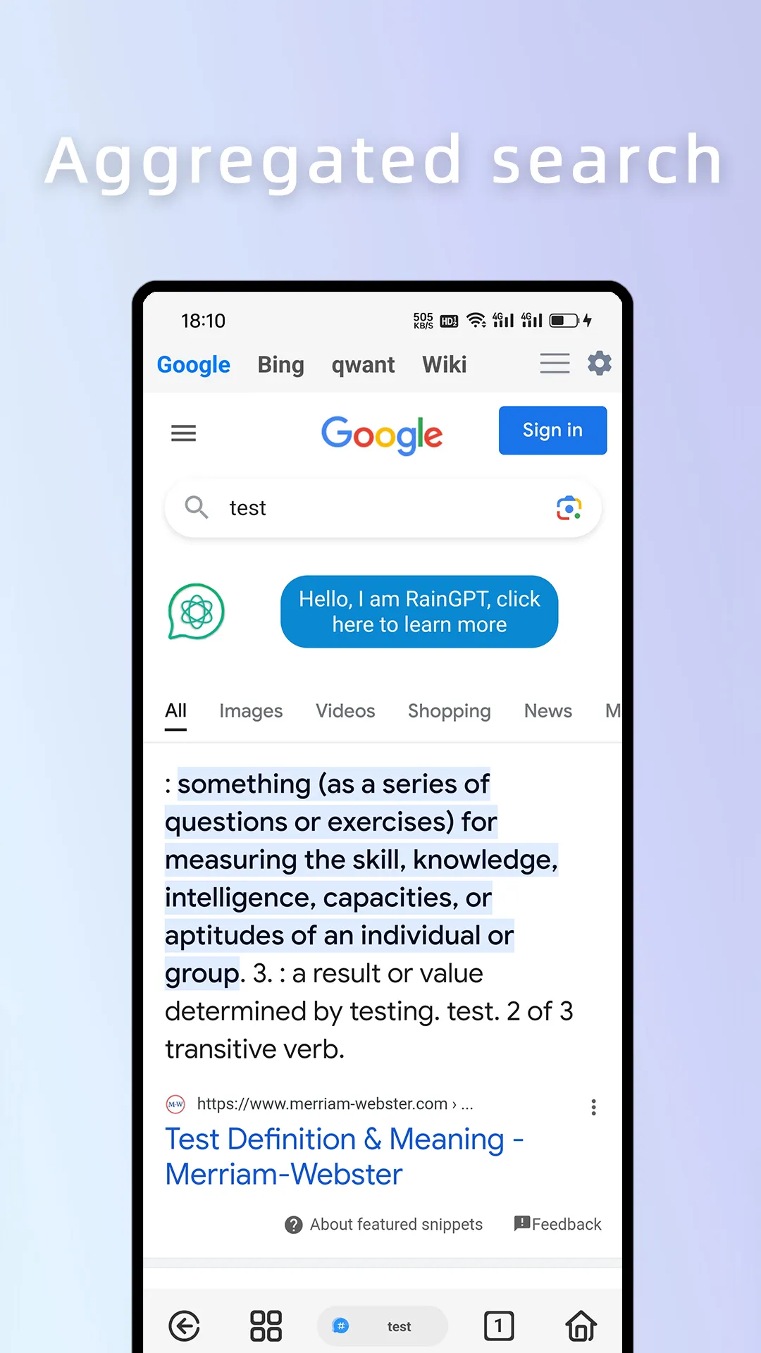 Kito Browser | Indus Appstore | Screenshot