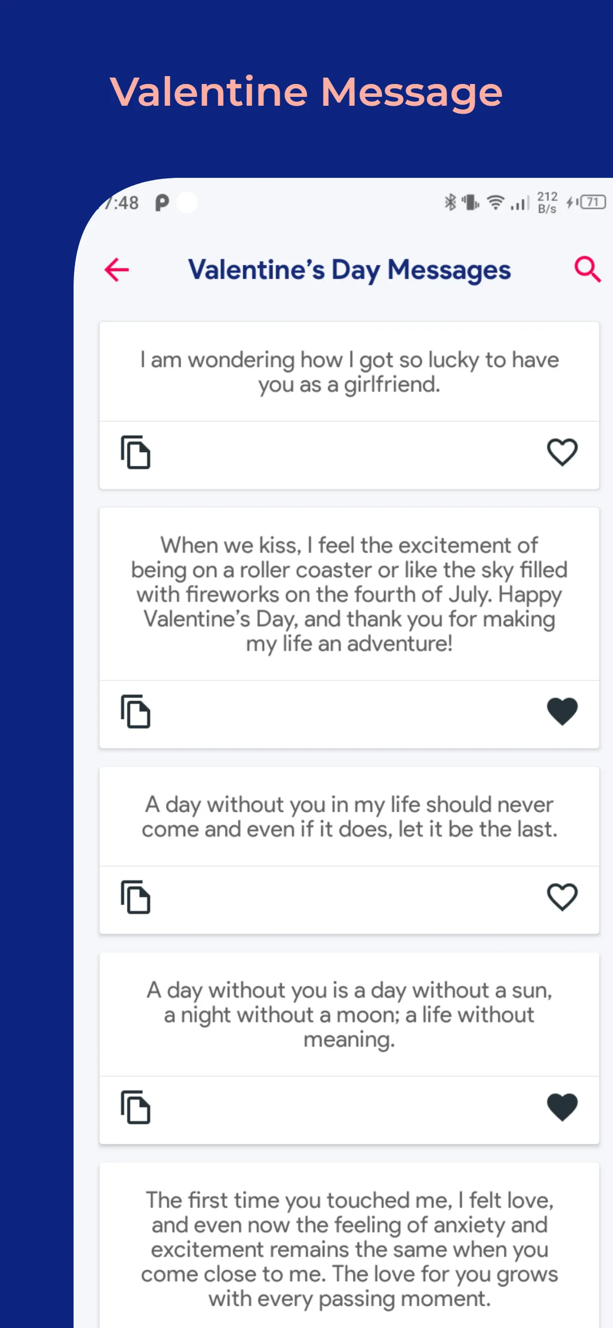 Valentine Message 2024 | Indus Appstore | Screenshot