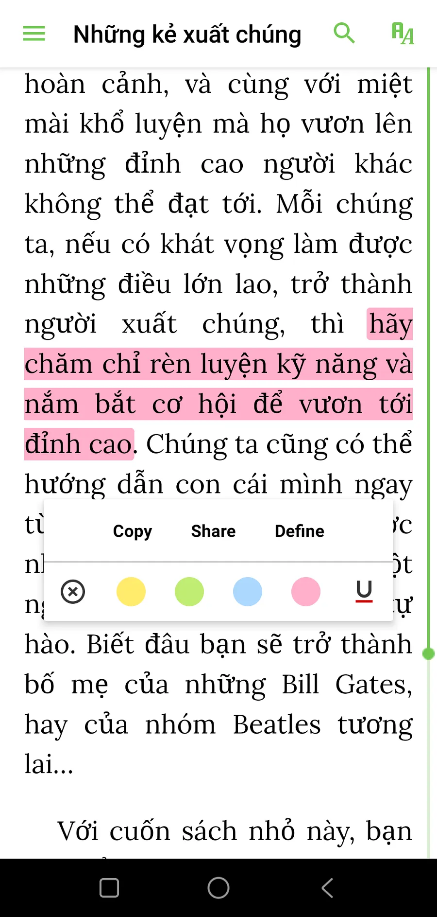 Những kẻ xuất chúng - Sách đọc | Indus Appstore | Screenshot