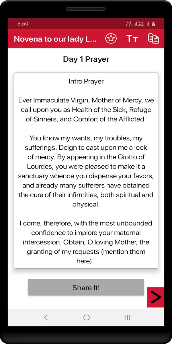 Our Lady of Lourdes | Indus Appstore | Screenshot