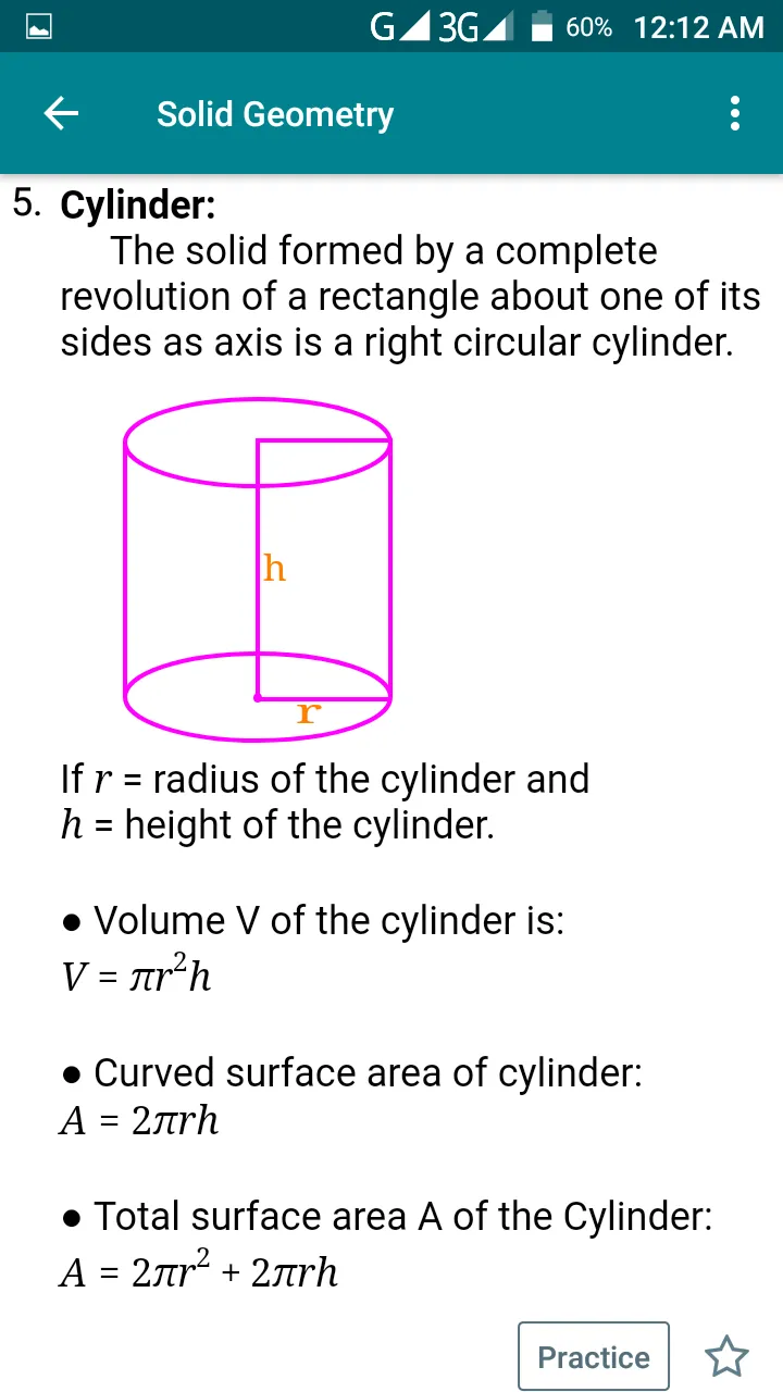 Math Formula with Practice | Indus Appstore | Screenshot