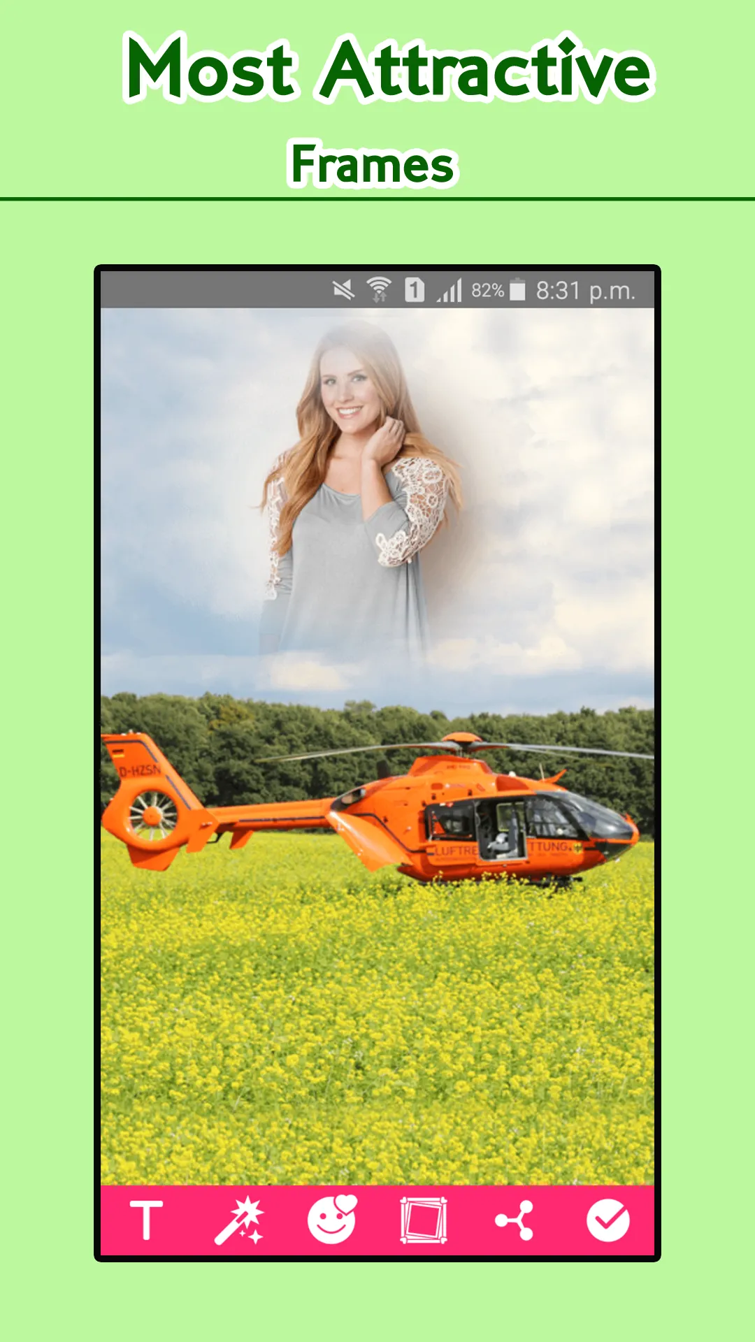 Helicopter Photo Frames | Indus Appstore | Screenshot