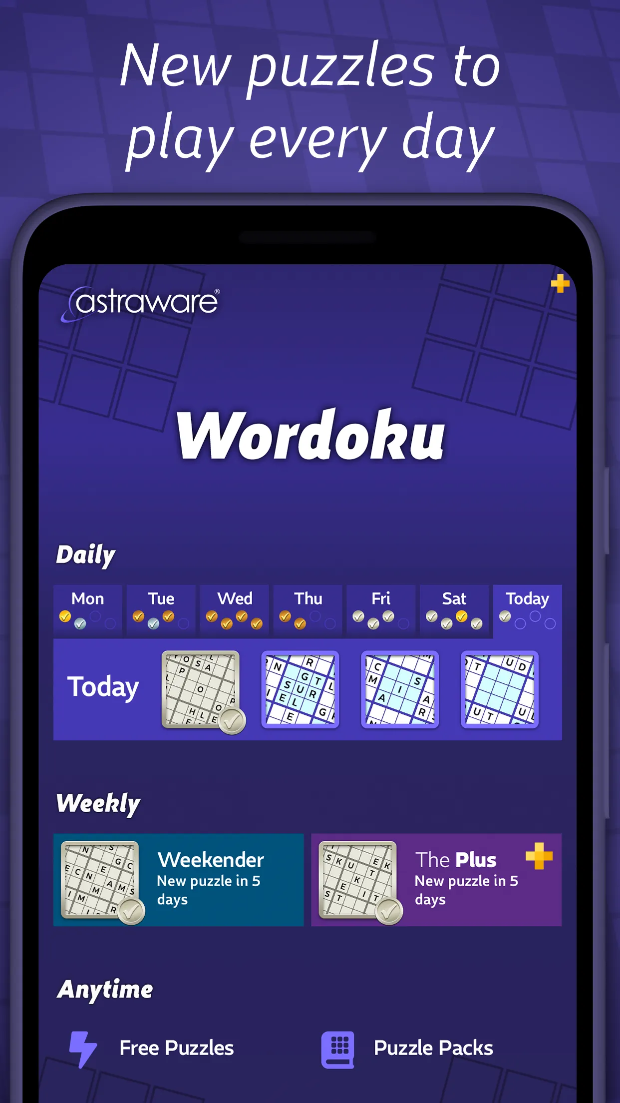 Astraware Wordoku | Indus Appstore | Screenshot