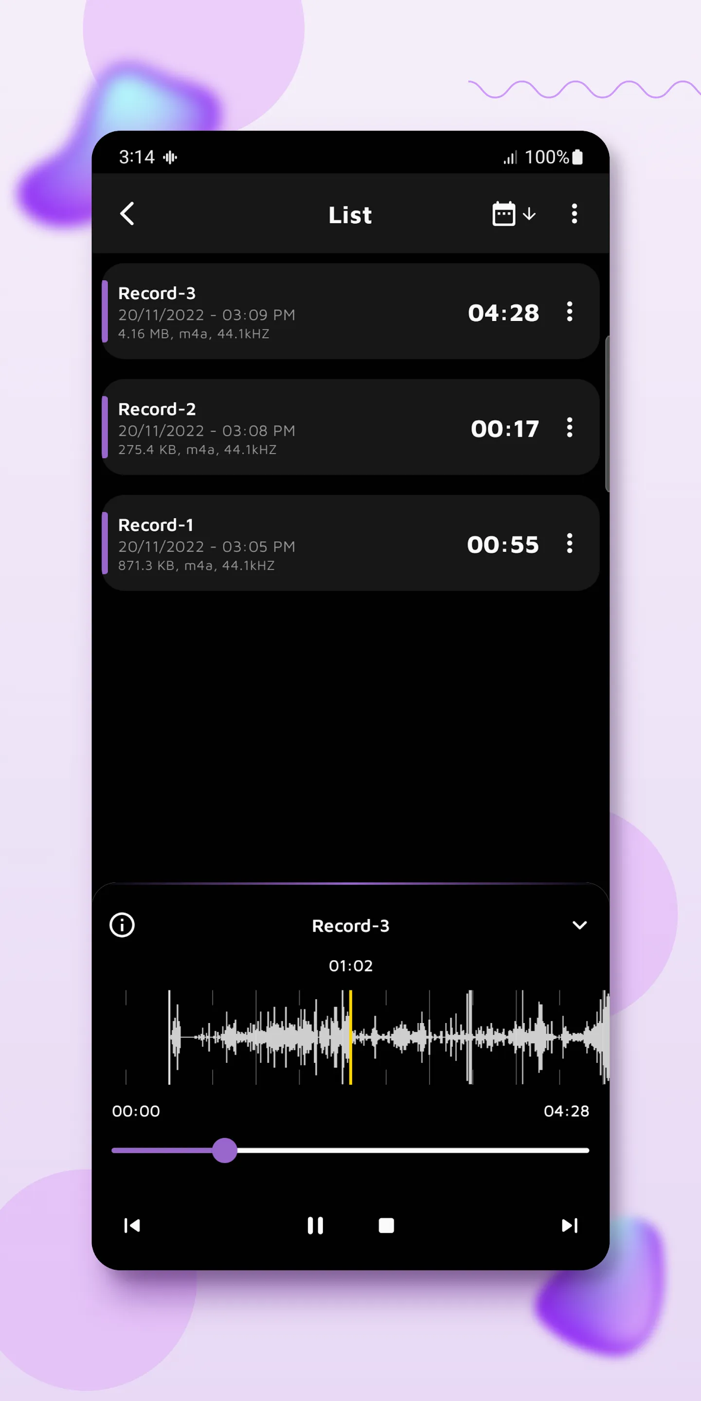 Audio Recorder: Voice Memos | Indus Appstore | Screenshot